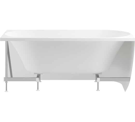 Угловая акриловая ванна Wellsee Belle Spa 150x75 см (левый разворот) в наборе 4 в 1 235701002