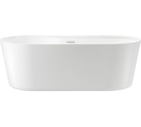 Отдельностоящая акриловая ванна Wellsee Vanille Joie 180x85 см в наборе 4 в 1 236501001