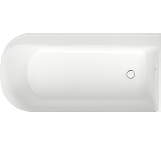 Отдельностоящая акриловая ванна Wellsee Camellia 167x82 см (правый разворот) в наборе 4 в 1 236102002