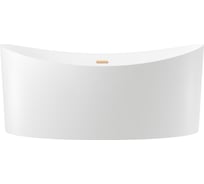 Отдельностоящая акриловая ванна Wellsee Cerulean 174x80 см в наборе 4 в 1 231001004