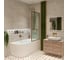 Угловая акриловая ванна Wellsee Belle Spa 150x75 см (правый разворот) в наборе 4 в 1 235702003 8