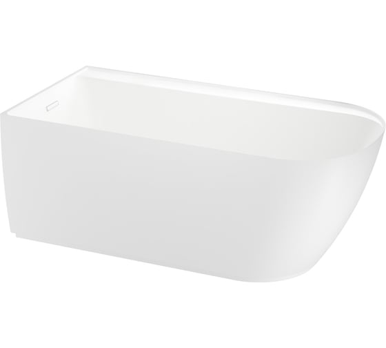 Отдельностоящая акриловая ванна Wellsee Camellia 167x82 см (левый разворот) в наборе 4 в 1 236101002 1