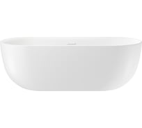 Отдельностоящая акриловая ванна Wellsee Chic Riviera 170x76 см в наборе 4 в 1 236802002