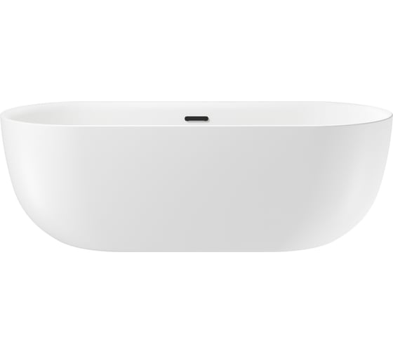 Отдельностоящая акриловая ванна Wellsee Chic Riviera 170x76 см в наборе 4 в 1 236802003
