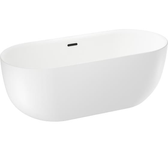 Отдельностоящая акриловая ванна Wellsee Chic Riviera 170x76 см в наборе 4 в 1 236802003