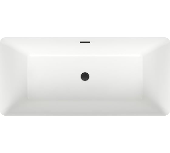 Отдельностоящая акриловая ванна Wellsee Pure BY 166x77 см  в наборе 4 в 1 230703003