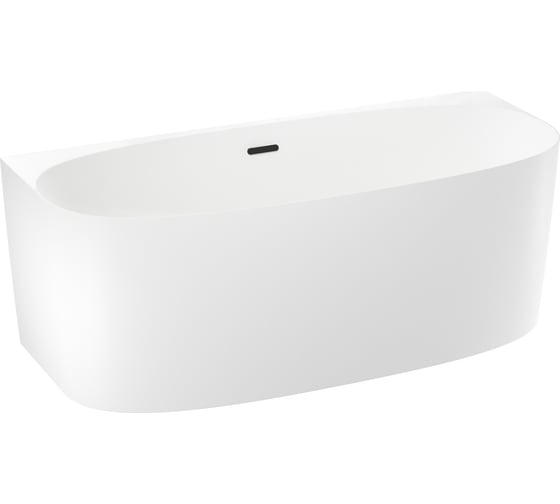 Пристенная акриловая ванна Wellsee Belle Spa 2.0 170x75 см в наборе 4 в 1 235804003