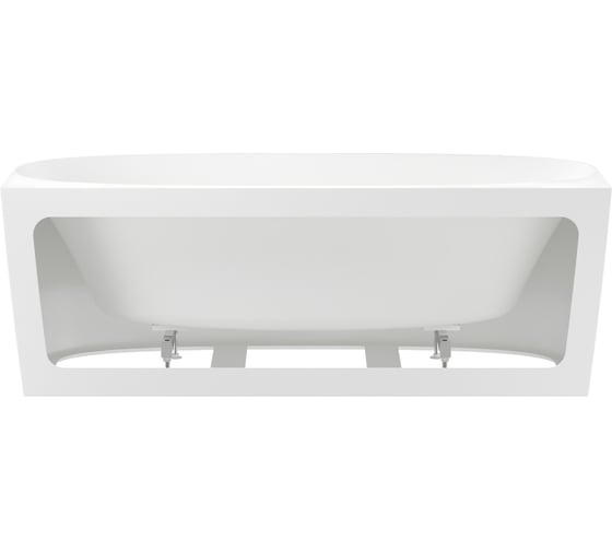 Пристенная акриловая ванна Wellsee Belle Spa 2.0 170x75 см в наборе 4 в 1 235804003
