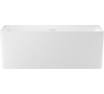 Отдельностоящая акриловая ванна Wellsee Pure BY 166x77 см в наборе 4 в 1 230702002