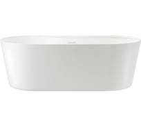 Отдельностоящая акриловая ванна Wellsee Vanille Joie 180x85 см в наборе 4 в 1 236501002