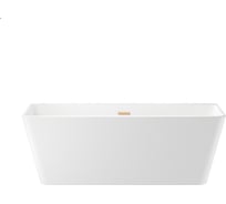 Отдельностоящая акриловая ванна Wellsee Graceful Pro 168x78 см в наборе 4 в 1 230903004