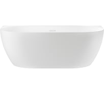 Пристенная акриловая ванна Wellsee Belle Spa 2.0 170x80 см в наборе 4 в 1 235901002