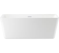 Отдельностоящая акриловая ванна Wellsee DeSire 160x77 см  в наборе 4 в 1 231501001