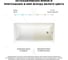 Акриловая ванна Wellsee FreeDom 150x80 см в наборе 3 в 1 231101006 7