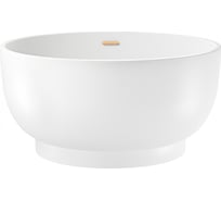 Отдельностоящая акриловая ванна Wellsee Crêpe de France 130x130 см в наборе 4 в 1 236701004