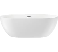 Отдельностоящая акриловая ванна Wellsee Chic Riviera 179x85 см в наборе 4 в 1 236803003