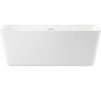 Отдельностоящая акриловая ванна Wellsee DeSire 2.0 168x78 см  в наборе 4 в 1 231502001
