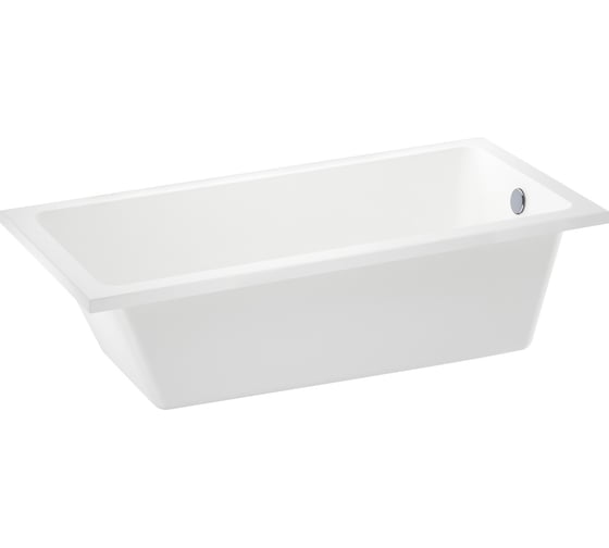 Акриловая ванна Wellsee FreeDom 165x80 см  в наборе 2 в 1 231102001