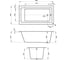 Акриловая ванна Wellsee FreeDom 165x80 см , цвет белый глянец 231102000 8