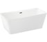 Отдельностоящая акриловая ванна Wellsee Graceful Pro 168x78 см  в наборе 4 в 1 230903003 2