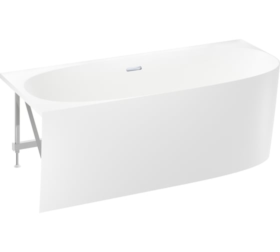 Угловая акриловая ванна Wellsee Belle Spa 2.0 170x75 см (левый разворот) в наборе 4 в 1 235805001