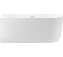 Угловая акриловая ванна Wellsee Belle Spa 150x75 см (левый разворот) в наборе 4 в 1 235701004