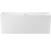 Отдельностоящая акриловая ванна Wellsee Pure BY 166x77 см  в наборе 4 в 1 230702001