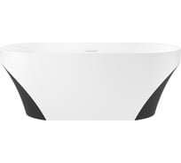 Отдельностоящая акриловая ванна Wellsee Croquis 166x77 см  в наборе 4 в 1 230302002