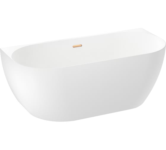 Пристенная акриловая ванна Wellsee Belle Spa 2.0 170x80 см в наборе 4 в 1 235901004