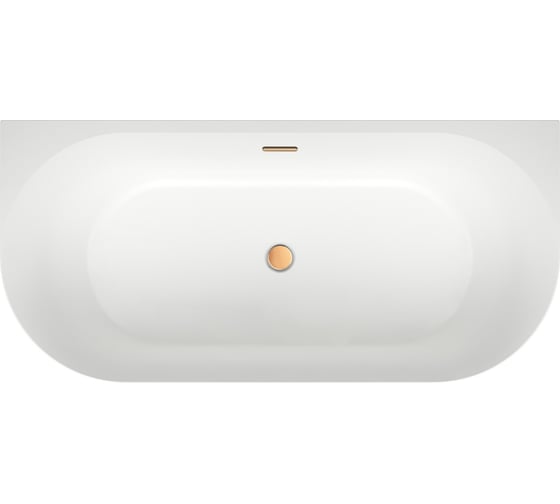 Пристенная акриловая ванна Wellsee Belle Spa 2.0 170x80 см в наборе 4 в 1 235901004
