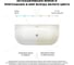 Пристенная акриловая ванна Wellsee Belle Spa 2.0 170x80 см в наборе 4 в 1 235901004 7