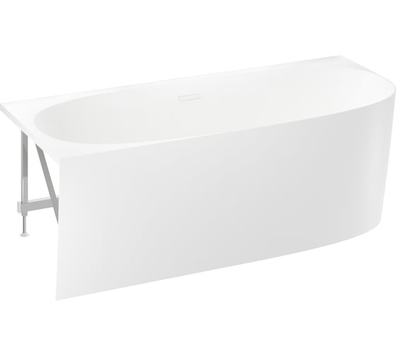 Угловая акриловая ванна Wellsee Belle Spa 2.0 170x75 см (левый разворот) в наборе 4 в 1 235805002