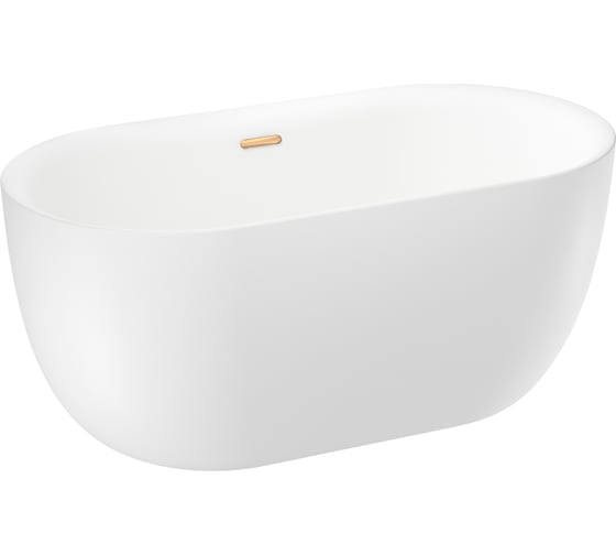 Отдельностоящая акриловая ванна Wellsee Chic Riviera 149x78 см в наборе 4 в 1 236801004