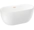 Отдельностоящая акриловая ванна Wellsee Chic Riviera 149x78 см в наборе 4 в 1 236801004 2