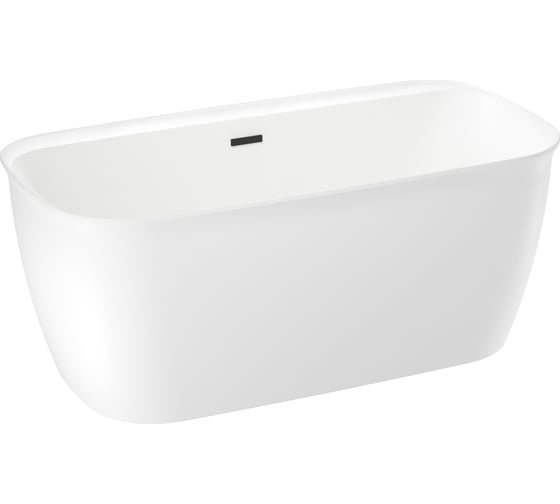 Отдельностоящая акриловая ванна Wellsee Brillant iCon 160x80 см в наборе 4 в 1 236001003