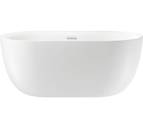 Отдельностоящая акриловая ванна Wellsee Chic Riviera 149x78 см в наборе 4 в 1 236801001