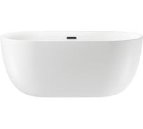 Отдельностоящая акриловая ванна Wellsee Chic Riviera 149x78 см в наборе 4 в 1 236801003