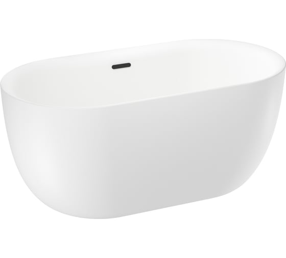 Отдельностоящая акриловая ванна Wellsee Chic Riviera 149x78 см в наборе 4 в 1 236801003