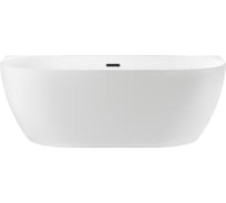 Пристенная акриловая ванна Wellsee Belle Spa 2.0 170x80 см в наборе 4 в 1 235901003