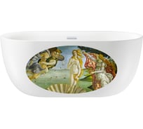 Отдельностоящая акриловая ванна Wellsee Chic Riviera 149x78 см в наборе 4 в 1 202010445