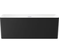 Отдельностоящая акриловая ванна Wellsee Pure BY 166x77 см в наборе 4 в 1 230703001