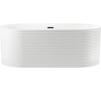 Отдельностоящая акриловая ванна Wellsee Éclatant 2.0 167x79 см в наборе 4 в 1 231401003