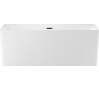 Отдельностоящая акриловая ванна Wellsee Pure BY 166x77 см  в наборе 4 в 1 230702003