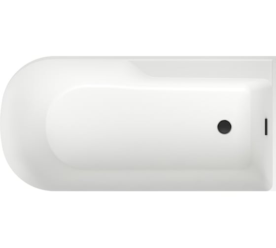 Отдельностоящая акриловая ванна Wellsee Camellia 2.0 167x82 см (правый разворот) в наборе 4 в 1 236202003
