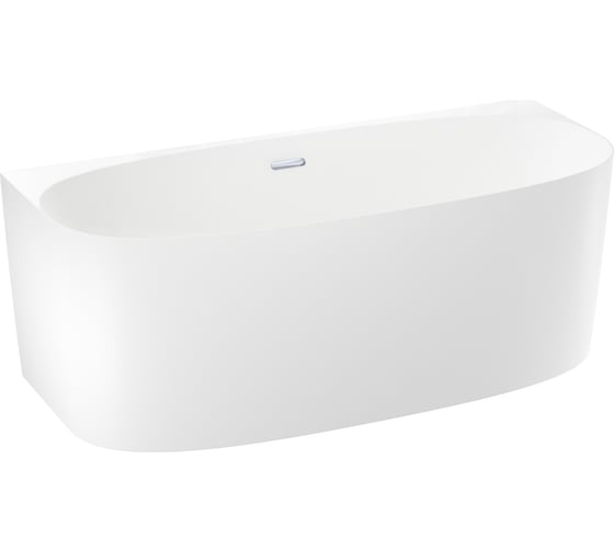 Пристенная акриловая ванна Wellsee Belle Spa 2.0 170x75 см в наборе 4 в 1 235804001