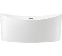 Отдельностоящая акриловая ванна Wellsee Cerulean 174x80 см в наборе 4 в 1 231001003