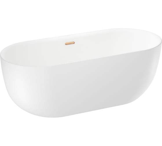 Отдельностоящая акриловая ванна Wellsee Chic Riviera 170x76 см в наборе 4 в 1 236802004