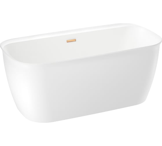 Отдельностоящая акриловая ванна Wellsee Brillant iCon 160x80 см в наборе 4 в 1 236001004