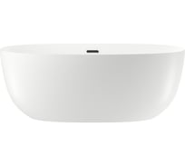 Отдельностоящая акриловая ванна Wellsee Éclatant 159x74 см  в наборе 4 в 1 231301003