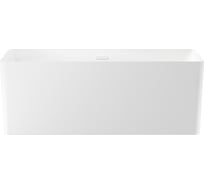 Отдельностоящая акриловая ванна Wellsee Pure BY 166x77 см  в наборе 4 в 1 230701002